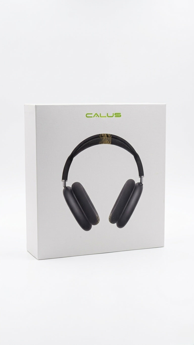 CALUS AirpodsMax Wireless Over-Ear Headphones - Bluetooth 5.4, Spatial Audio, 80H Playtime, TF Card Support - Deep Bass & Lossless Audio