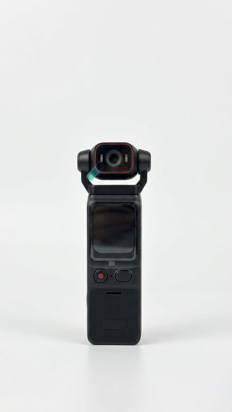 4K Ultra HD Pocket Action Camera with 180° Rotatable Lens, 6-Axis Gyroscope & 1.69-Inch Touch Screen - Black