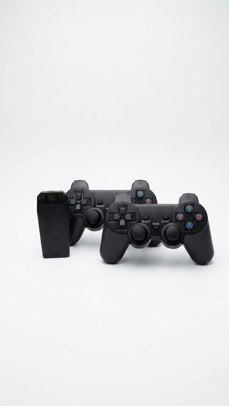Game Stick Lite 4K Retro Video Game Console – Wireless Controllers, Plug & Play HDMI, Built-in Classic Games
