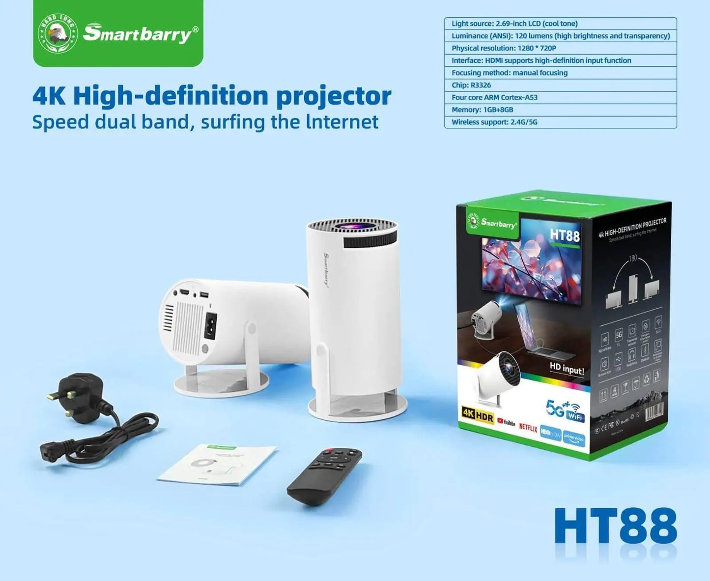 HT 88 4K DEFINITION PROJECTOR