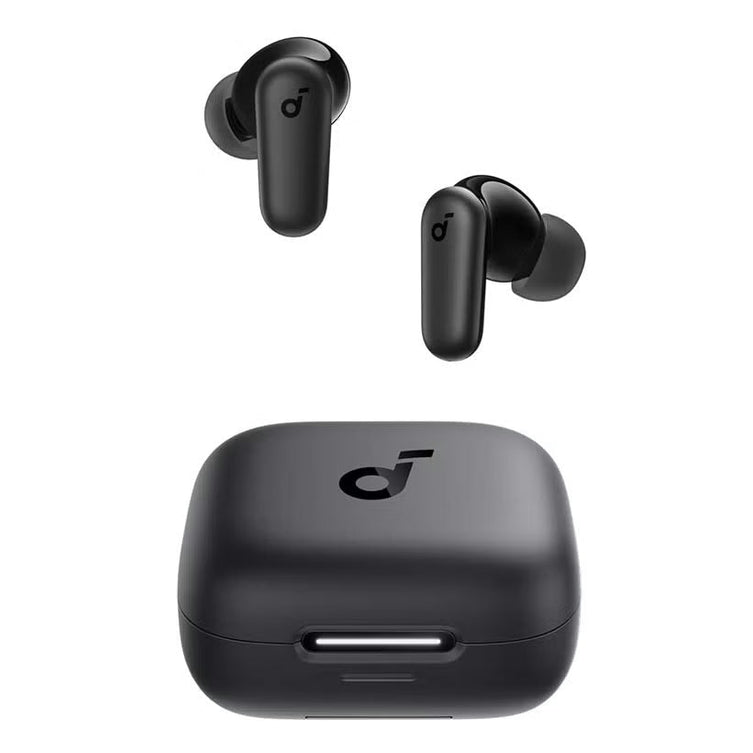 R50i NC by Anker Noise Cancelling Earbuds, Strong and Smart Noise Cancelling, Powerful Bass, 45H Playtime, 2-in-1 Case and Phone Stand, IP54, Wireless Earbuds, Bluetooth 5.4, App Control Black