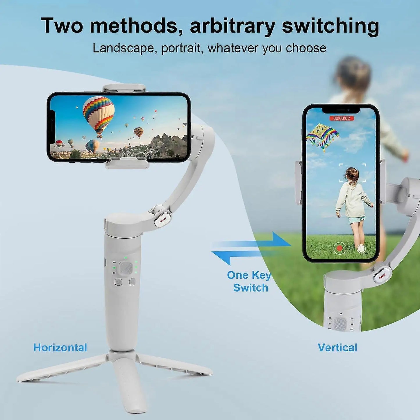 M1 3AXIS GIMBAL MERAK ONE SMARTPHONE STABILIZER