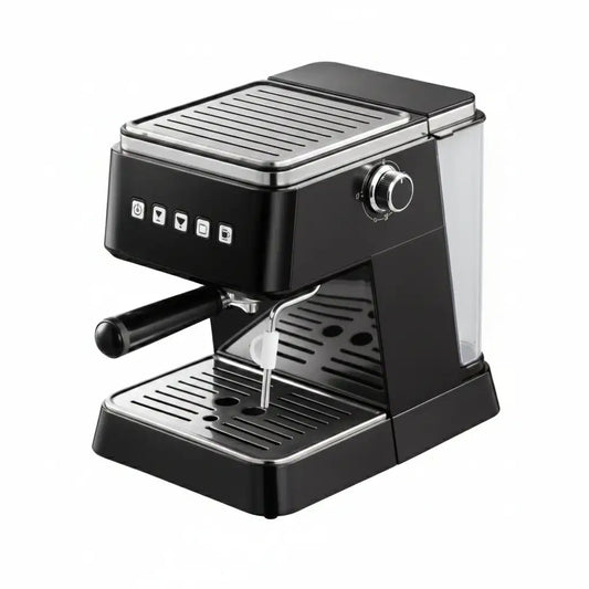 Black espresso machine