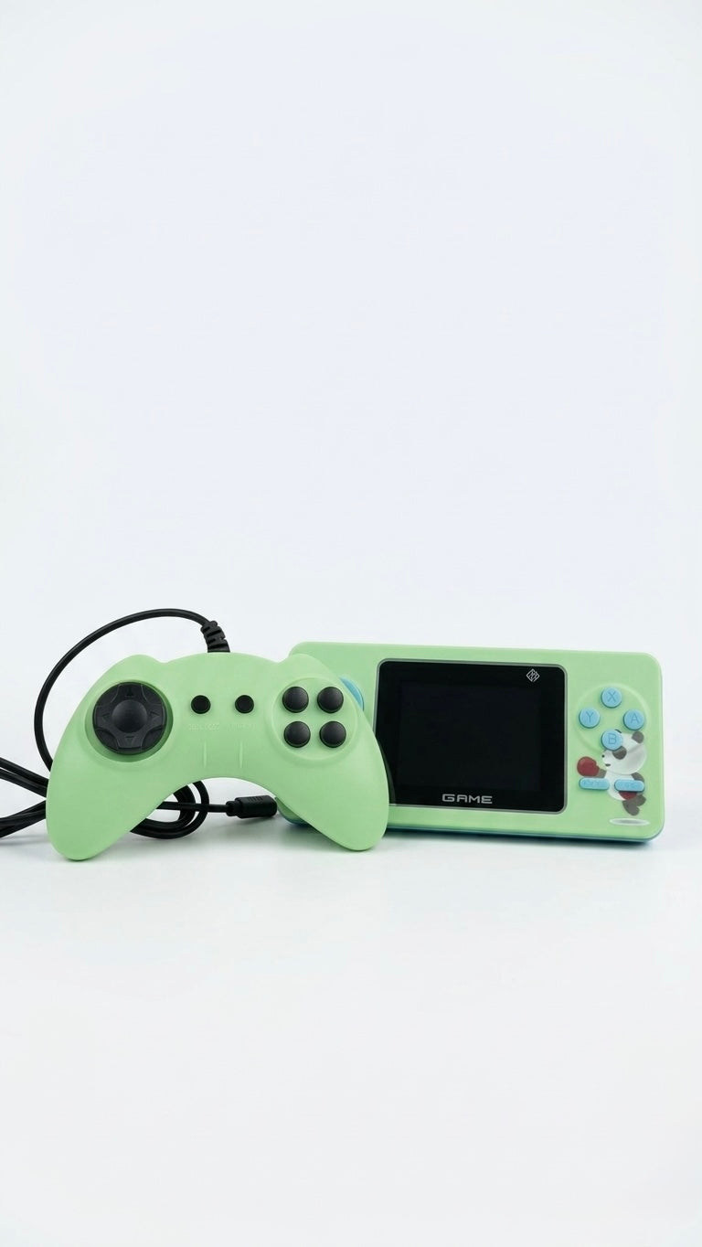 S5 Handheld Game Console - 520 Built-in Classic Games, 3.0-Inch HD Color Screen, Portable Mini Game Player with TV Output & Rechargeable Battery (Single/Dual Player Support)