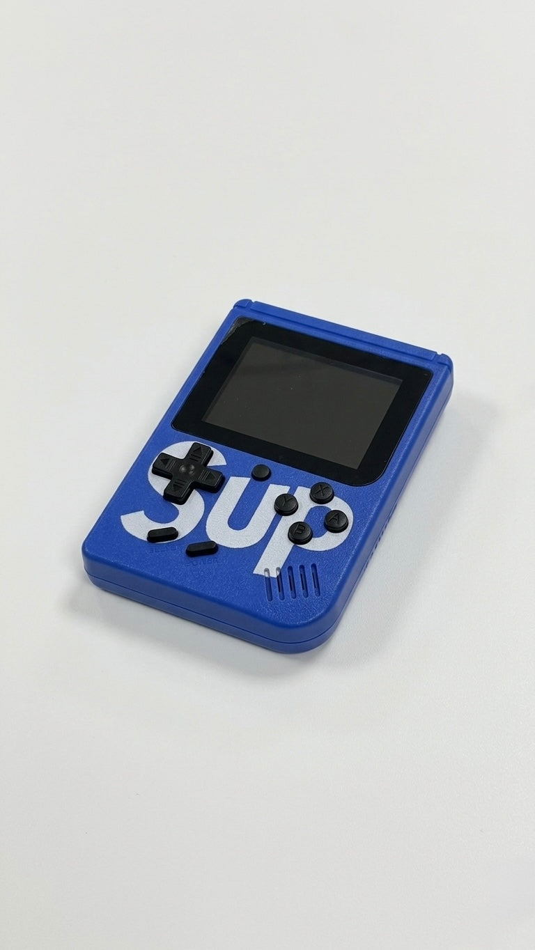 Sup Game Box Plus Retro Handheld Console - 400 Built-in Classic Games, 3.0-Inch LCD Color Screen, Supports 2-Player Mode & TV Output