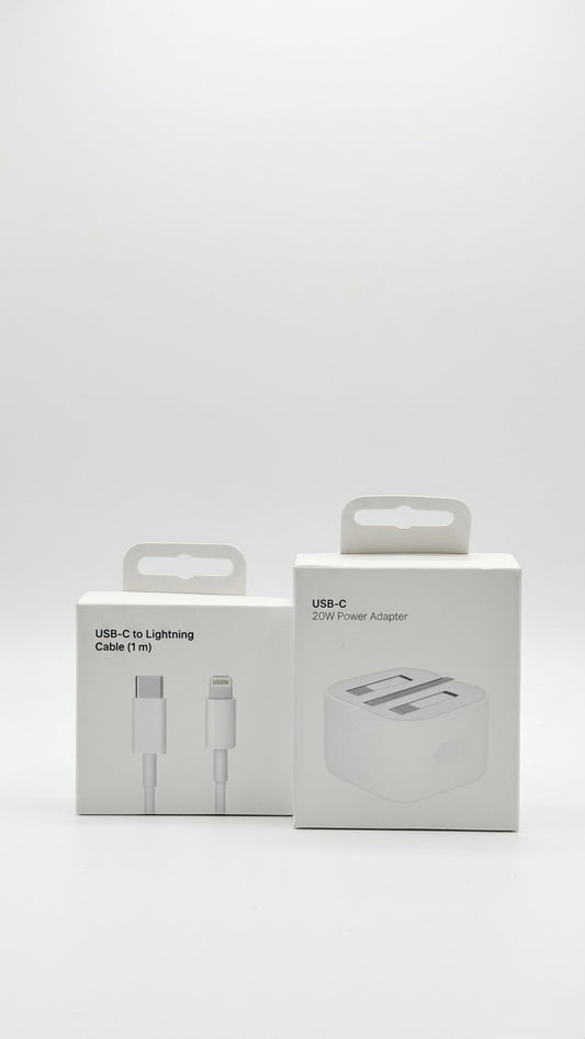 20W USB-C Power Adapter & USB-C to Lightning Cable (1m) Combo