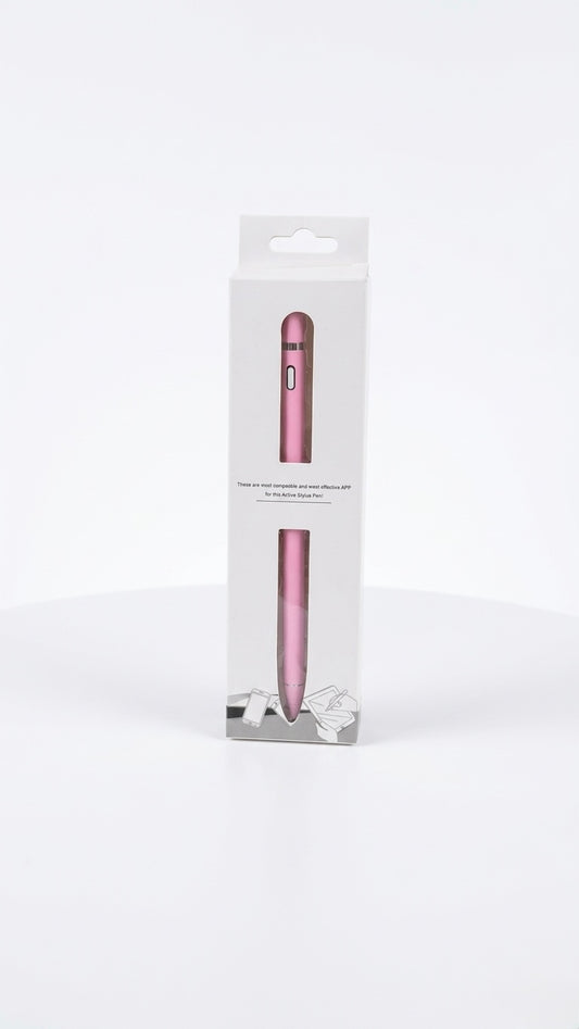 Universal Active Capacitive Stylus Pen with 1.5mm Fine Tip - High Precision Rechargeable Touch Pen for iPad, iPhone, Android & Windows Tablets