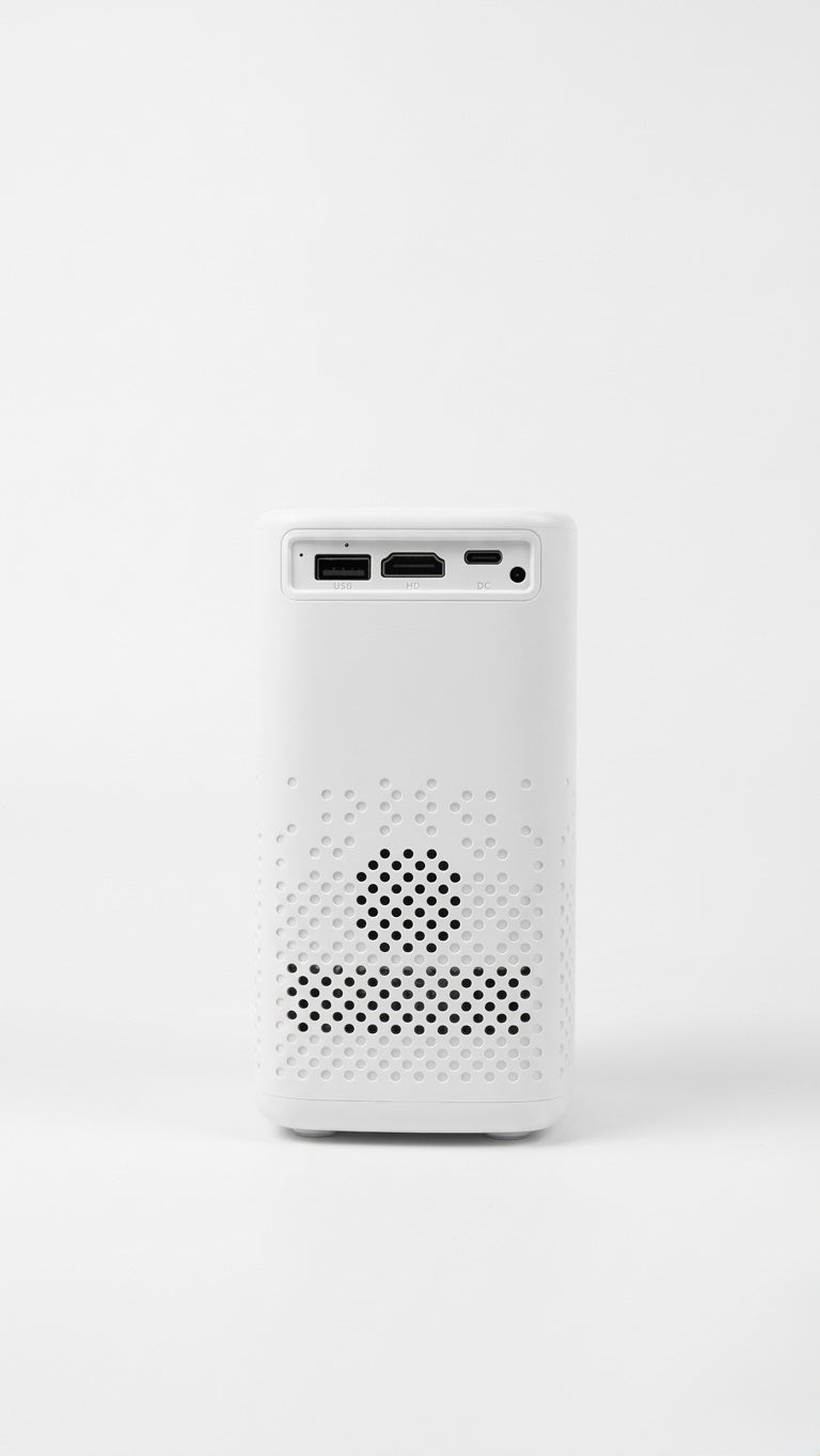 Mini Portable Smart Projector with Built-in Internal Battery, Android OS, WiFi & Bluetooth Support