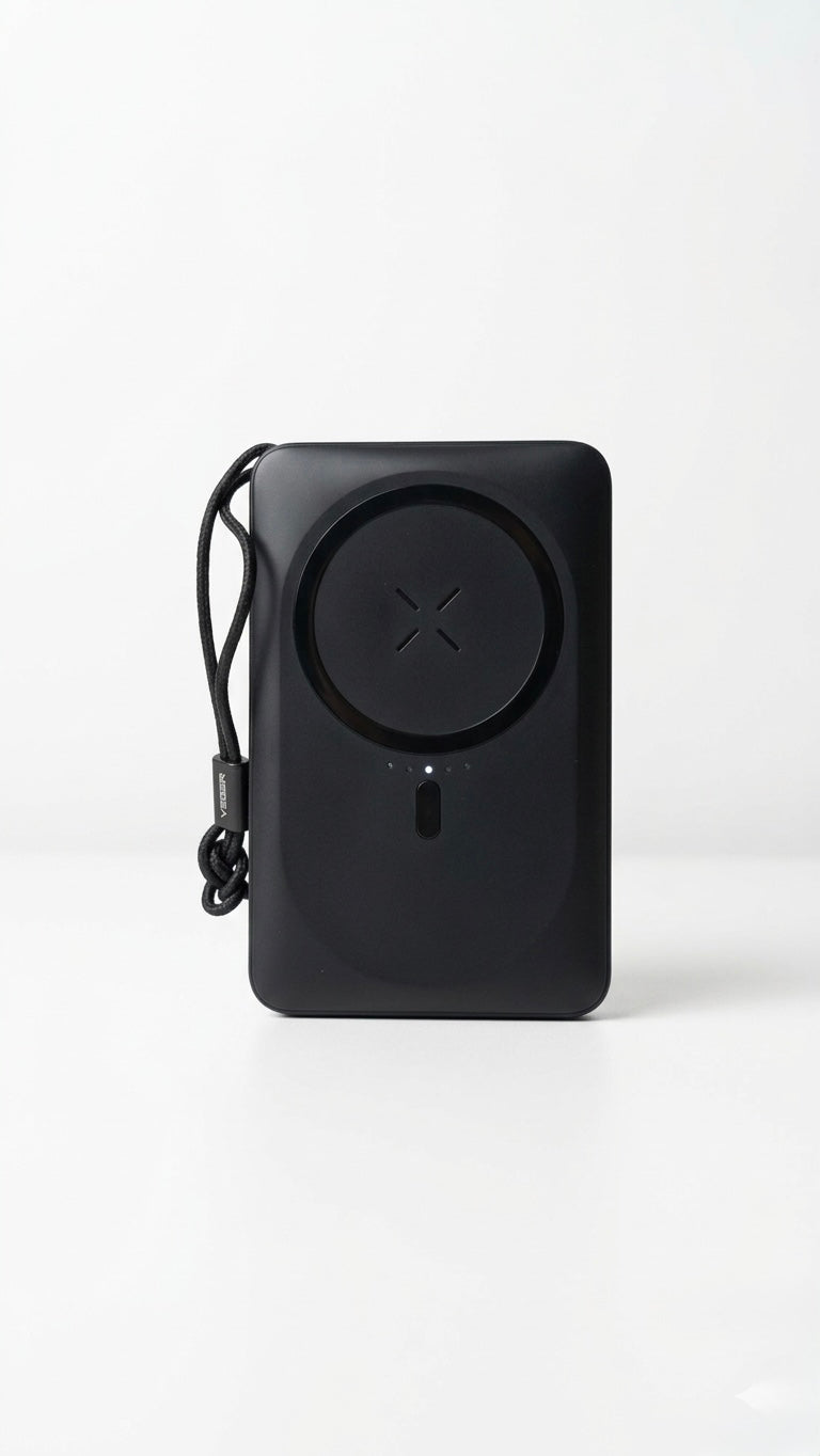 VEGER MagOn 10000mAh Magnetic Wireless Power Bank, PD 20W Fast Charging, 15W MagSafe Compatible