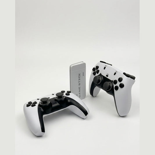 SJGAM M15 Plus 4K Wireless Retro Game Stick Console with 20000+ Built-in Games and Dual 2.4G Controllers