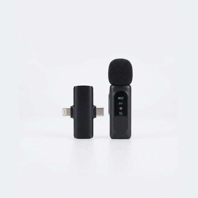T90 4-in-1 Wireless Lavalier Microphone System with Noise Cancellation