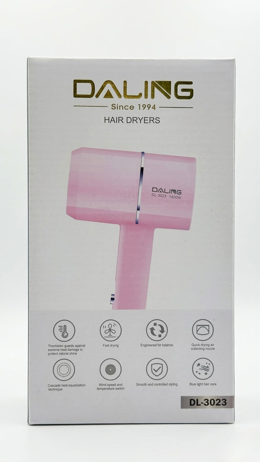 DALING Professional 1400W High-Performance Hair Dryer with Intelligent Heat Control