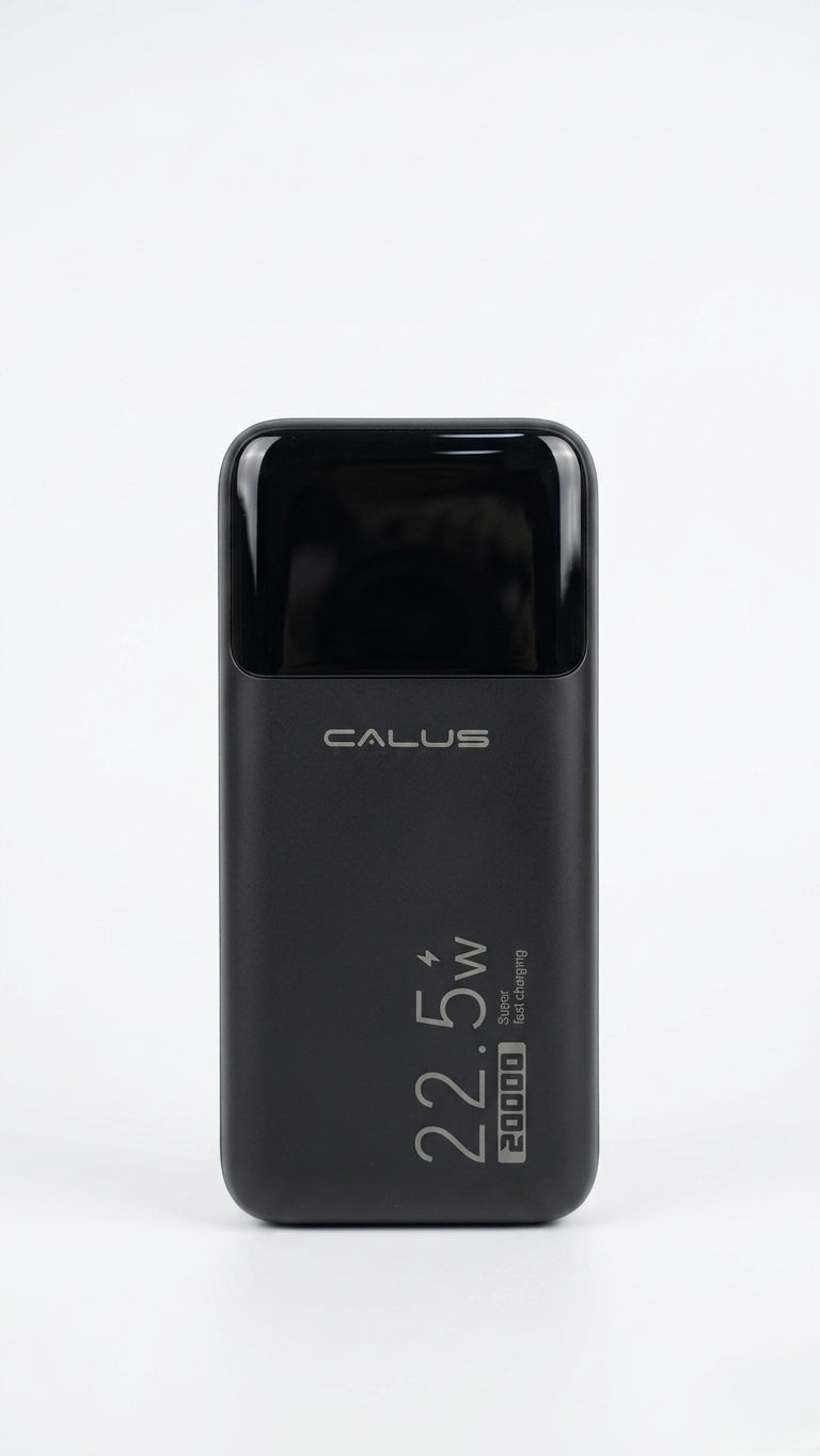 CALUS FAST208pro 20000mAh Power Bank with 22.5W PD Super Fast Charging & 4 Built-in Cables