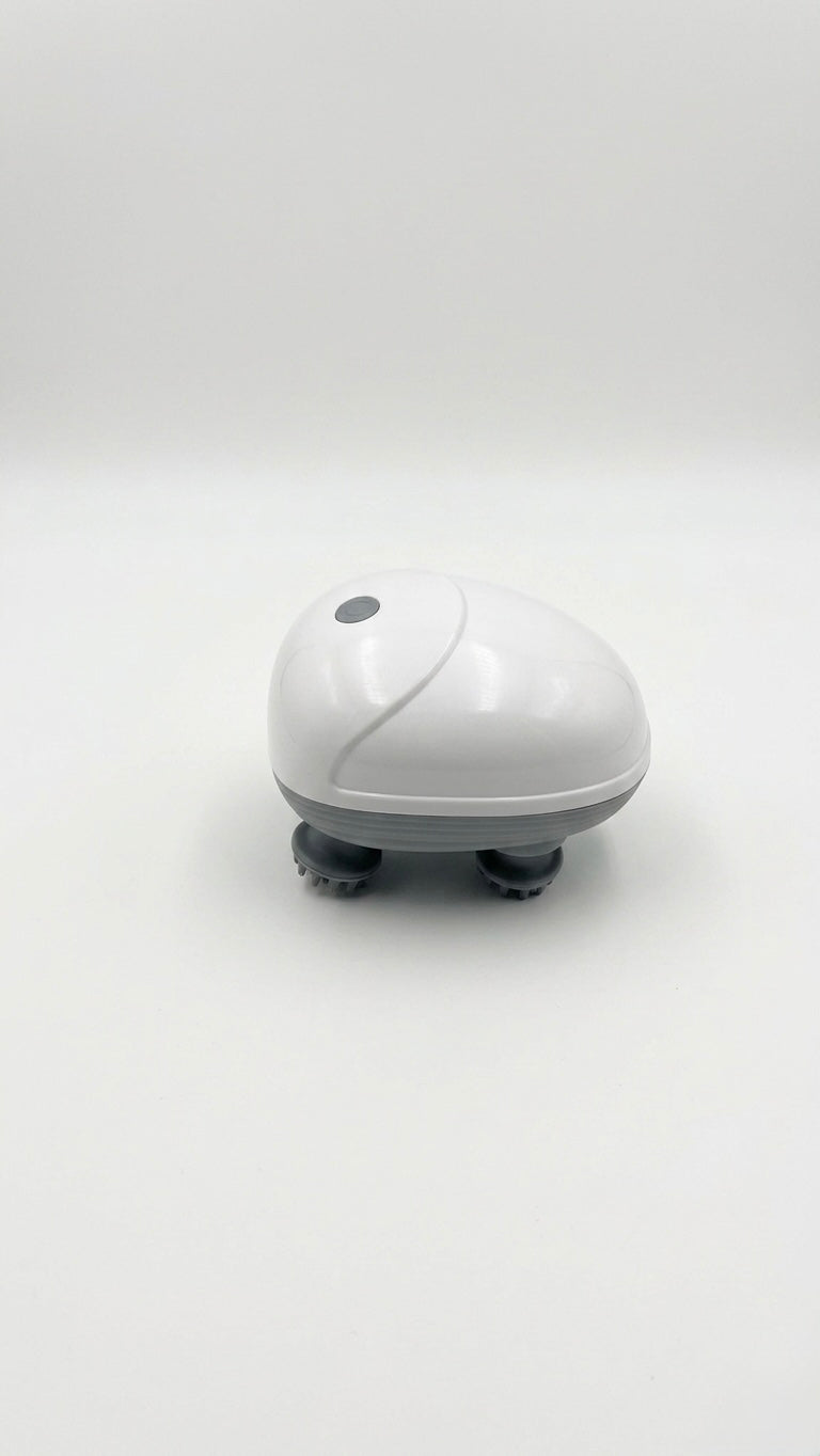 Electric Scalp Massager with 3D Rotating Head Massage for Scalp, Neck, Shoulders, Back and Pet, Portable Handheld Massager with Adjustable Intensity