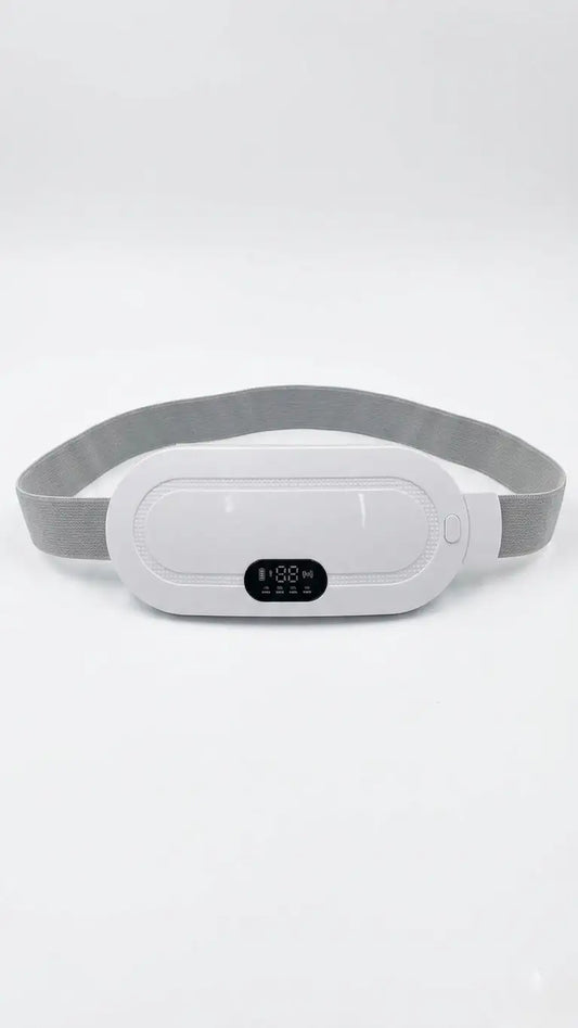 Menstrual Electric Heating Pad Women Warm Belt Hot Water Bag Waistband Device Adjustable 4-Speed Rechargeable Heating Cramp Belt Massage Warm Waist Belt for Menstrual Period Cramps Stomach Tummy Pain