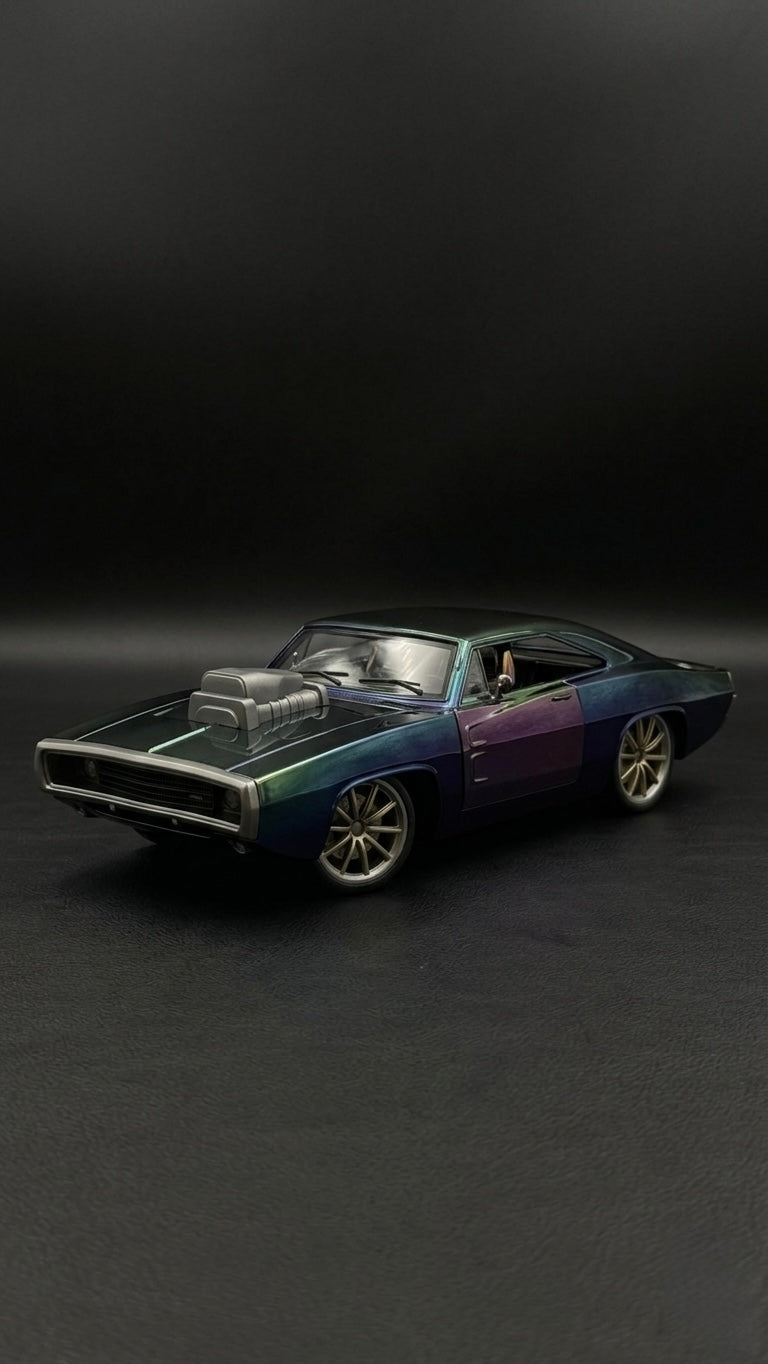 Muscle car Light Speed and Power 1/12 Scale RC Car with One-Key Door Open