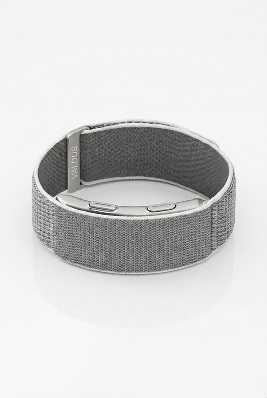 VALDUS VITRO Screenless Smart Band | ECG, Blood Pressure, SpO2 & Body Temperature Health Tracker | 20-30 Days Battery | Compatible with iOS & Android
