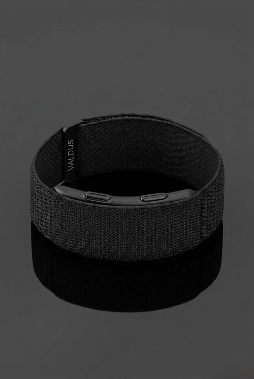 VALDUS VITRO Screenless Smart Band | ECG, Blood Pressure, SpO2 & Body Temperature Health Tracker | 20-30 Days Battery | Compatible with iOS & Android