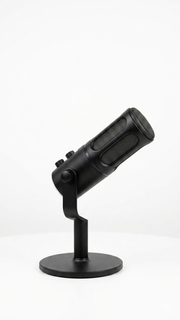USB Desktop Microphone with RGB Breathing Lights – Plug & Play Condenser Mic for Gaming, Streaming, and Podcasting with Real-Time Monitoring and Volume Control