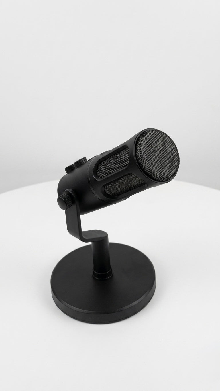 USB Desktop Microphone with RGB Breathing Lights – Plug & Play Condenser Mic for Gaming, Streaming, and Podcasting with Real-Time Monitoring and Volume Control