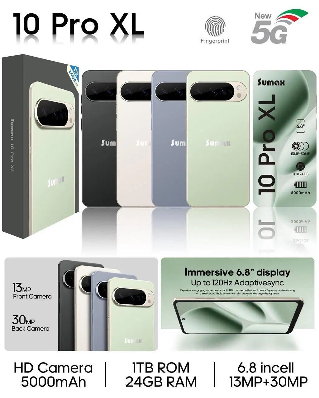 Sumax 10 Pro XL smartphone