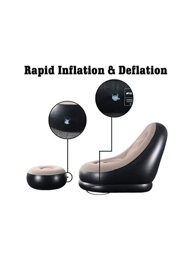 Genaric TOBI Tb-3003 Inflatable Sofa with Ottoman & Air Pump